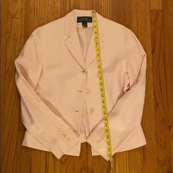Lauren Blush Pink Blazer Sz 6 - Picture 4 of 7
